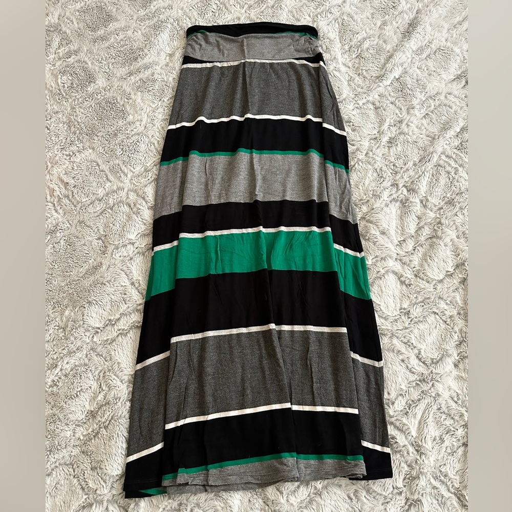 Merona Striped Maxi Skirt